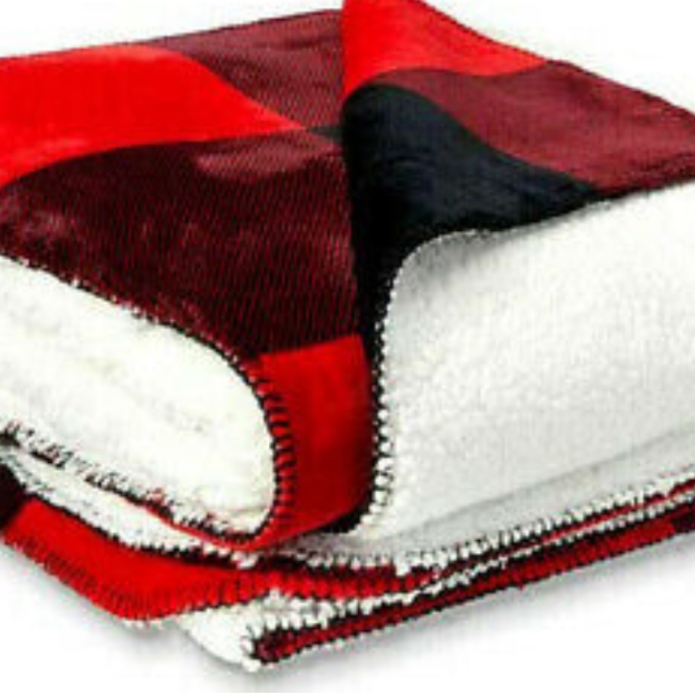VS/Pink Sherpa Blanket
